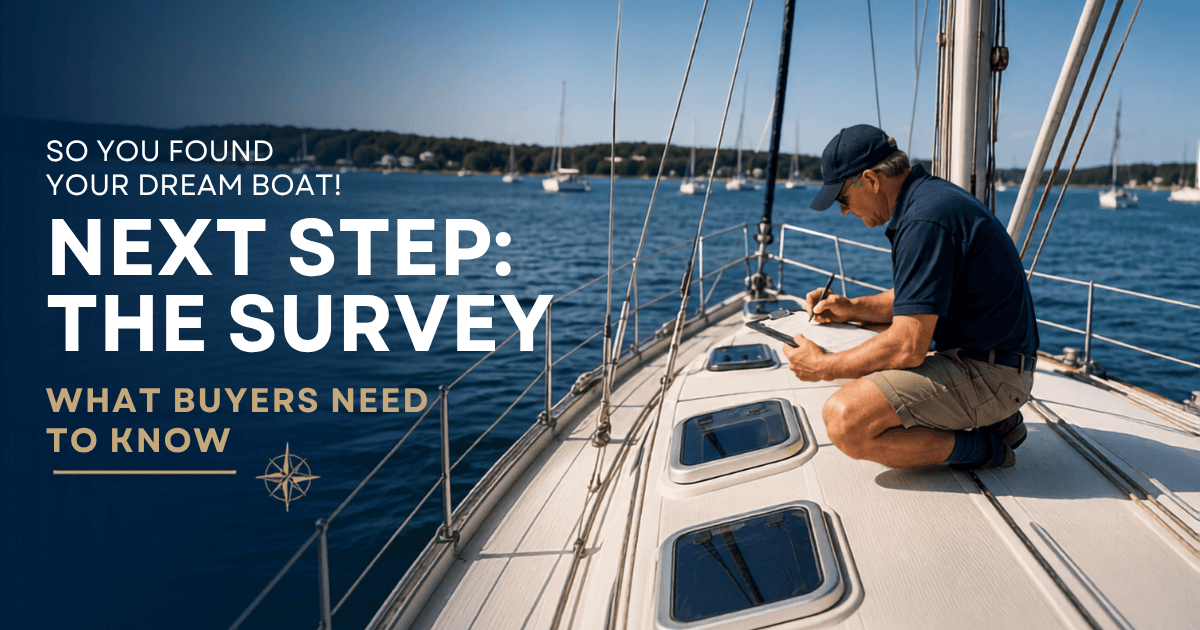 So You Found Your Dream Boat! Next Step: The Survey. What Buyers Need to Know